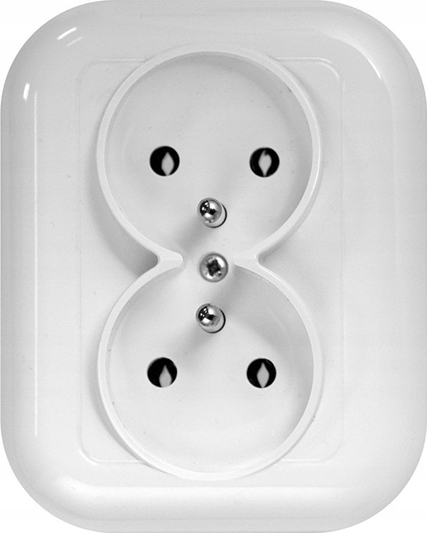 Montis Gniazdo wtyczkowe podwójne z uziemieniem PT-6F MONTIS EXTENSA MT057Z