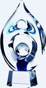 Victoria Sport Trofeum szklane grawerowane + wypełnianie farbą GS116C-26