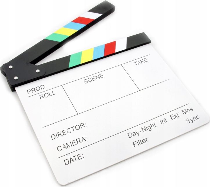 Massa KLAPS FILMOWY jak w HOLLYWOOD - BIAŁY / GADŻET