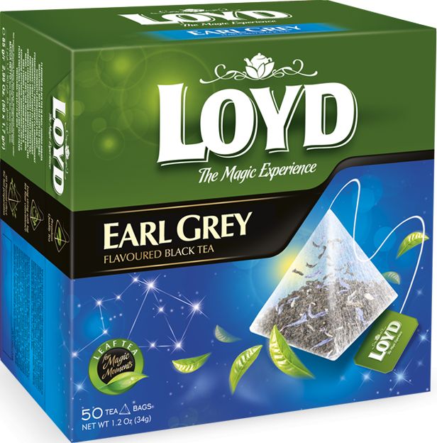 Loyd Herbata LOYD Earl Grey piramidki - 50 torebek