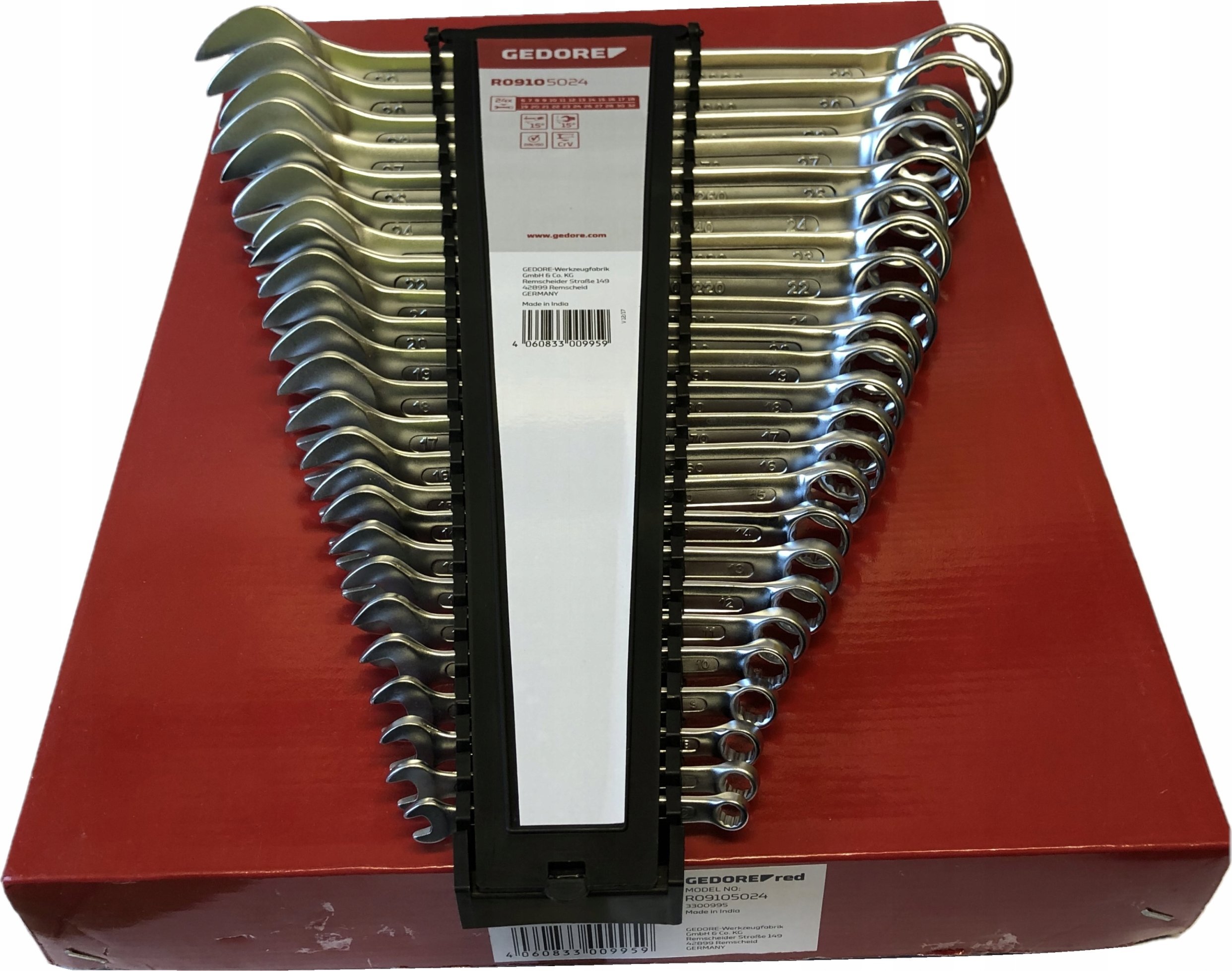 Gedore Gedore Red combination wrench set SW6-32mm 24 pieces - 3300995