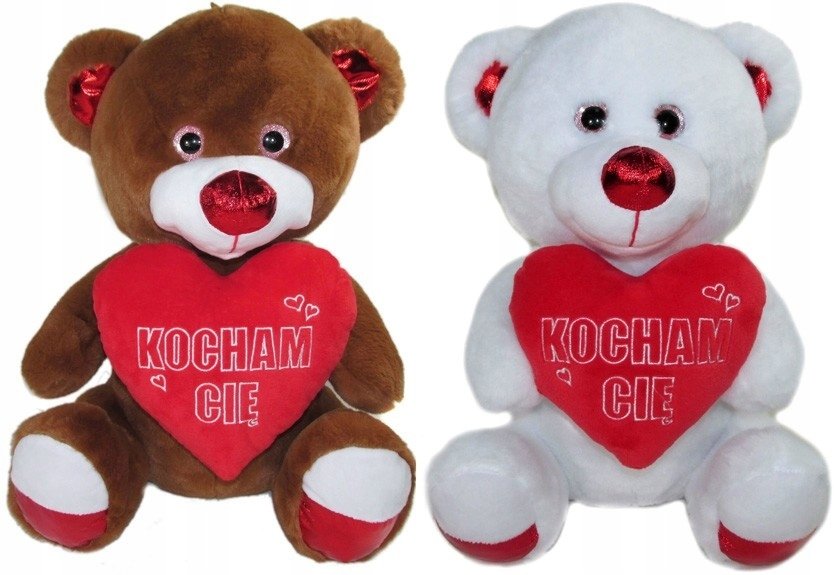 Miś Kocham Cię 30cm MIX