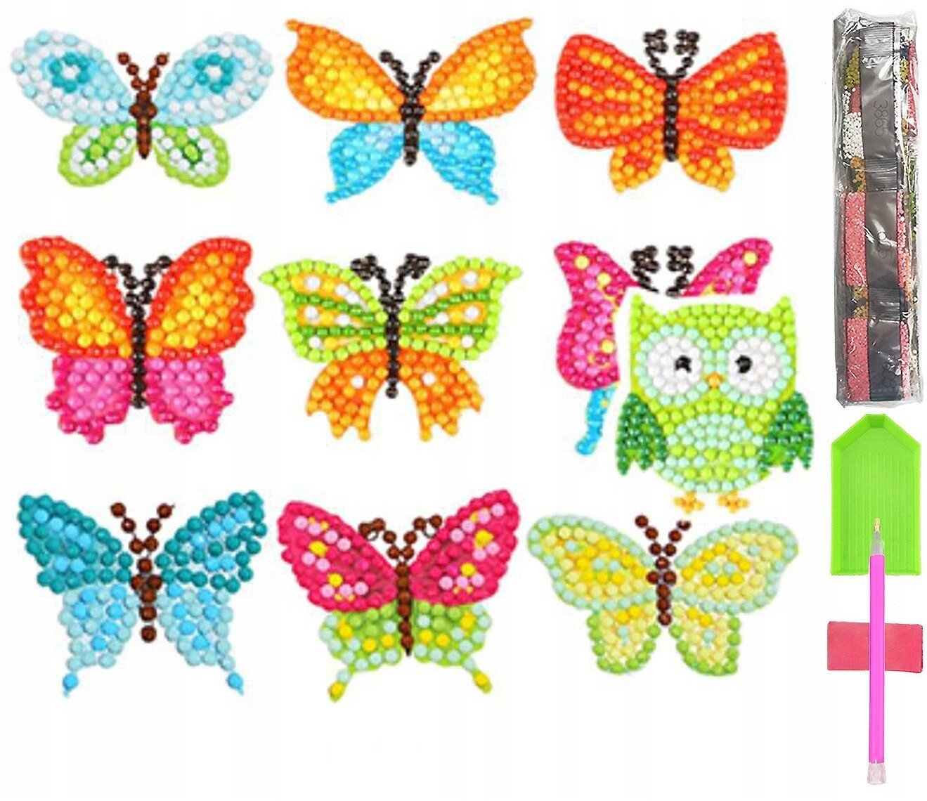 HAFT DIAMENTOWY 5D Zestaw DZIECI Najklejki PUZZLE