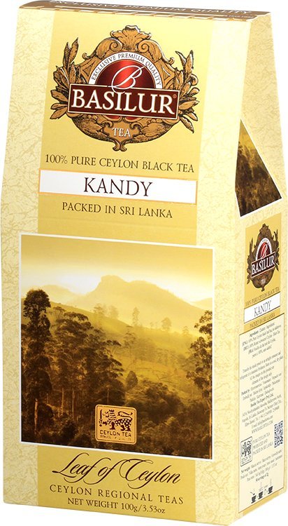 Basilur Herbata czarna cejlońska liść Basilur Kandy 100g