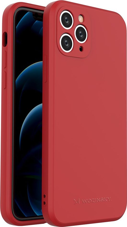 Wozinsky Wozinsky Color Case silikonowe elastyczne wytrzymałe etui iPhone 11 Pro czerwony