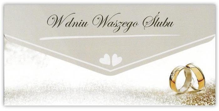 Karnet-koperta Ślub