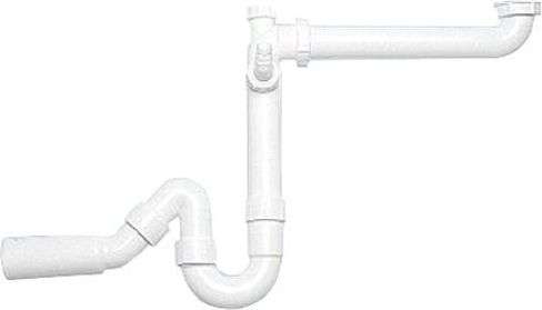 Syfon Blanco Syfon rurowy pojedynczy 1,5" (137287)