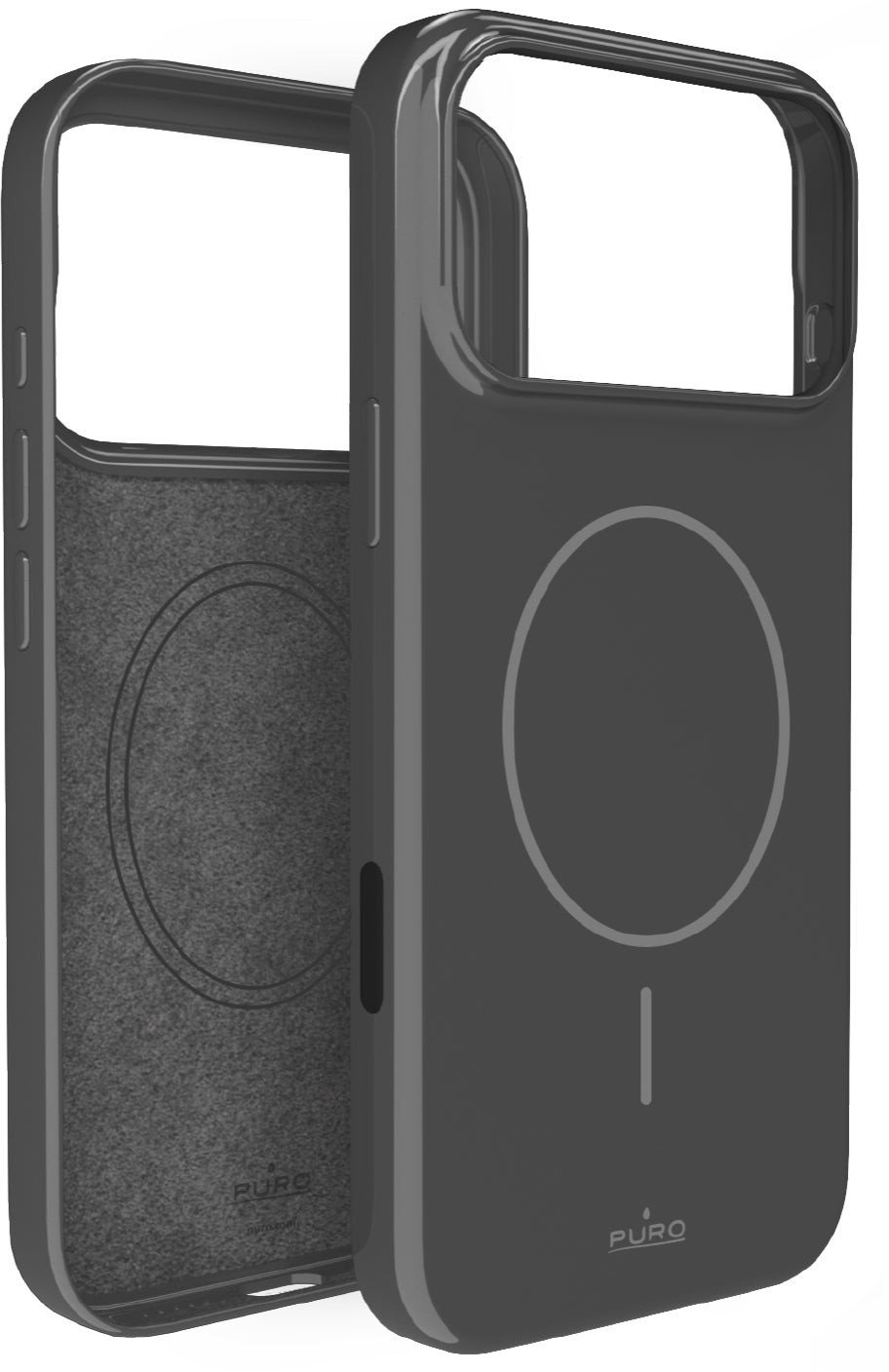 Puro Etui ochronne Pulse na iPhone 17 Pro poliwęglanowe - szare