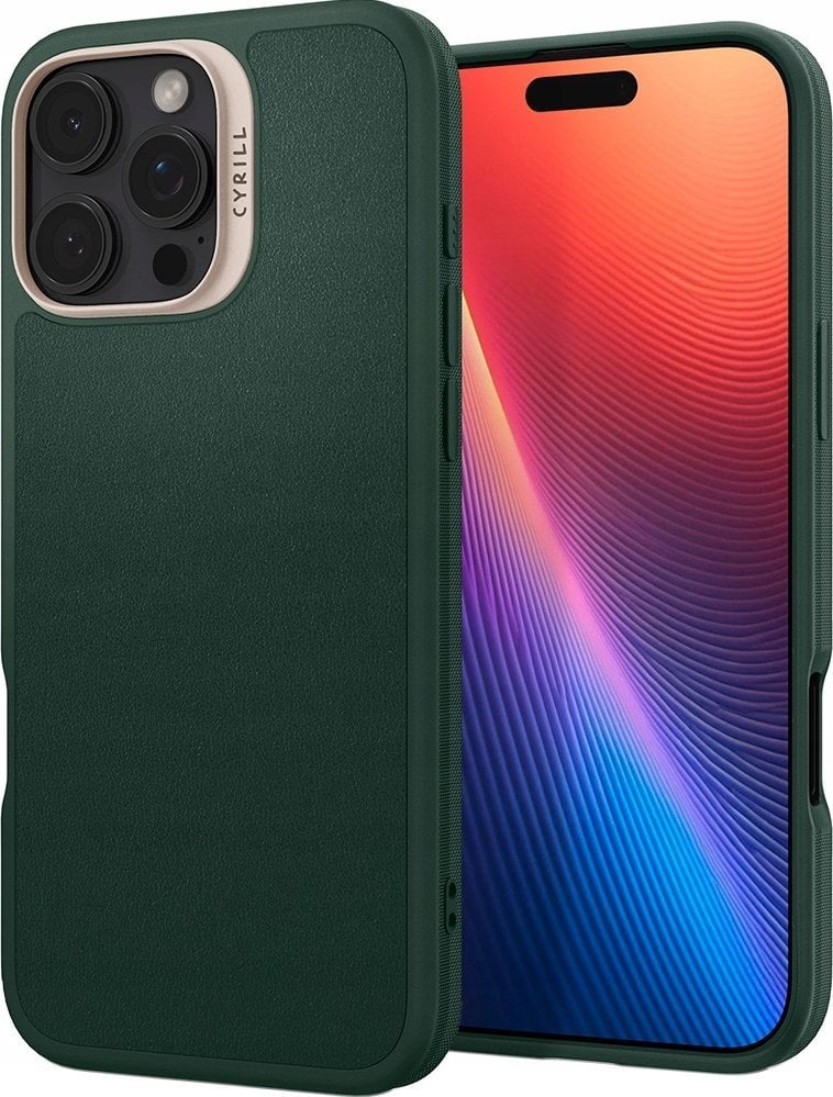 Spigen Cyrill Kajuk MagSafe, forest green - iPhone 16 Pro Max