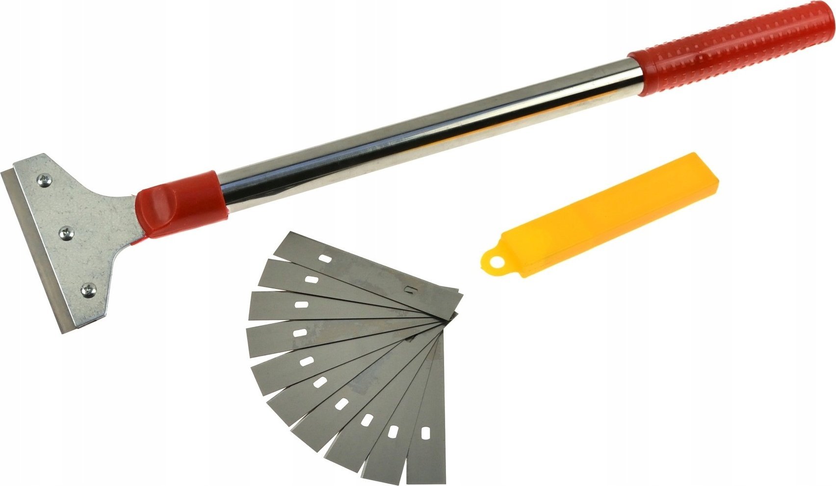 Geko Skrobak do usuwania farb ze ścian i szyb 48cm + 10ostrzy (150)