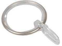 RINGS WITH HOOKS MODERN SILV 25 10PCS