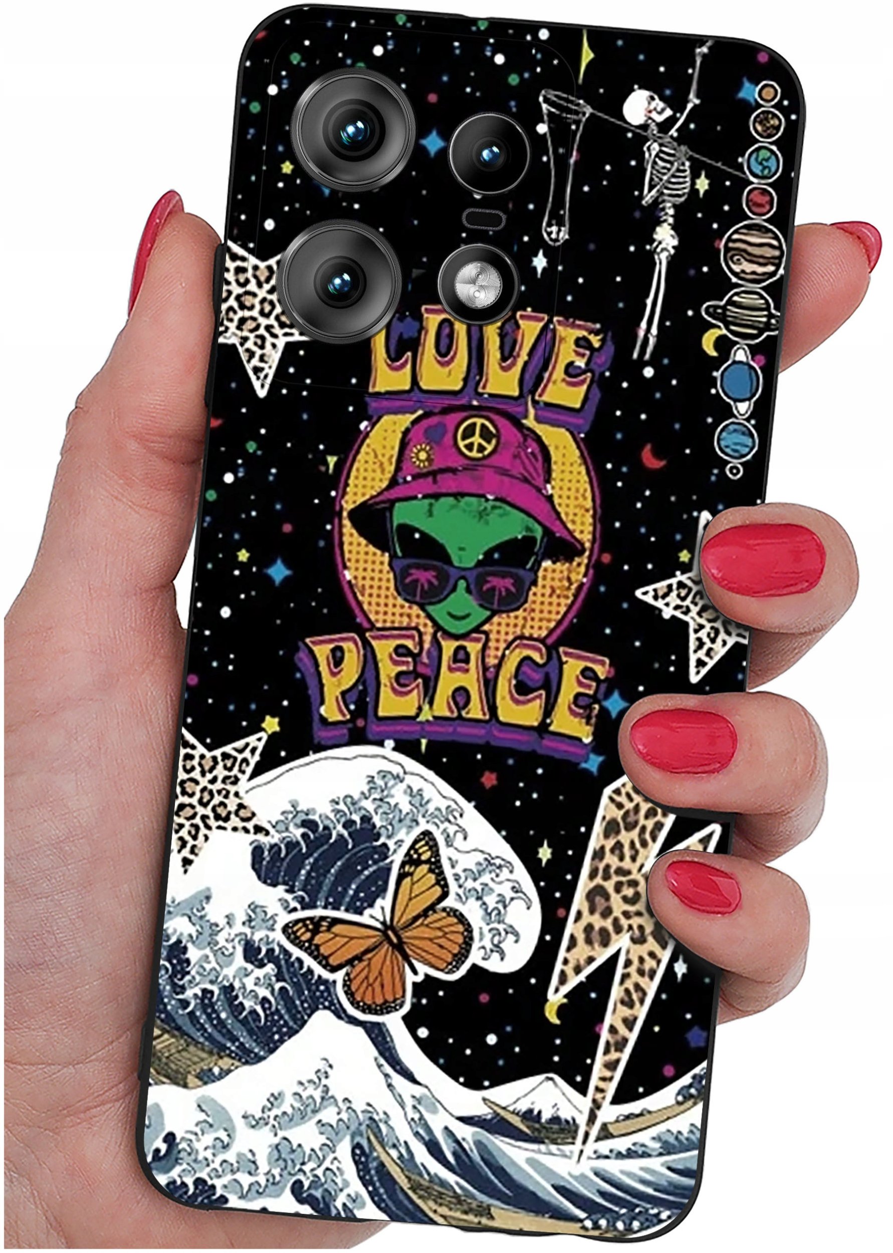 Etui do Motorola Moto EDGE 50 Pro WZORY |SILIKONOWE MATT CASE