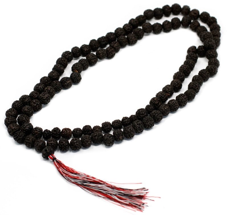 Naszyjnik Rudraksha - Czarny