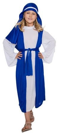 strój przebranie Maryja 130/140cm Jasełka r. L