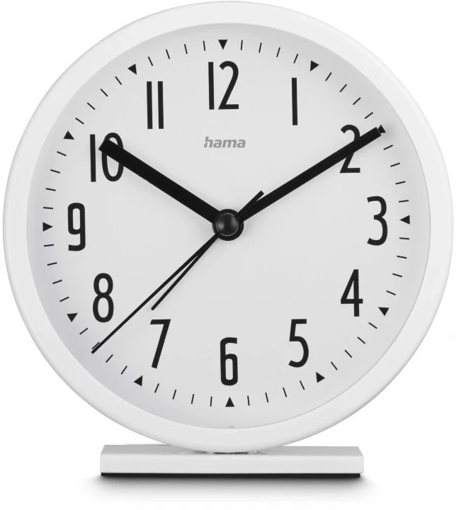 Budzik Skye 11,3cm Biały