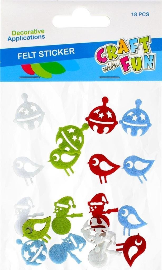 Craft with Fun OZDOBA BN FILC MIKOLAJ SPRZYL 18SZT CF PBH 12/14