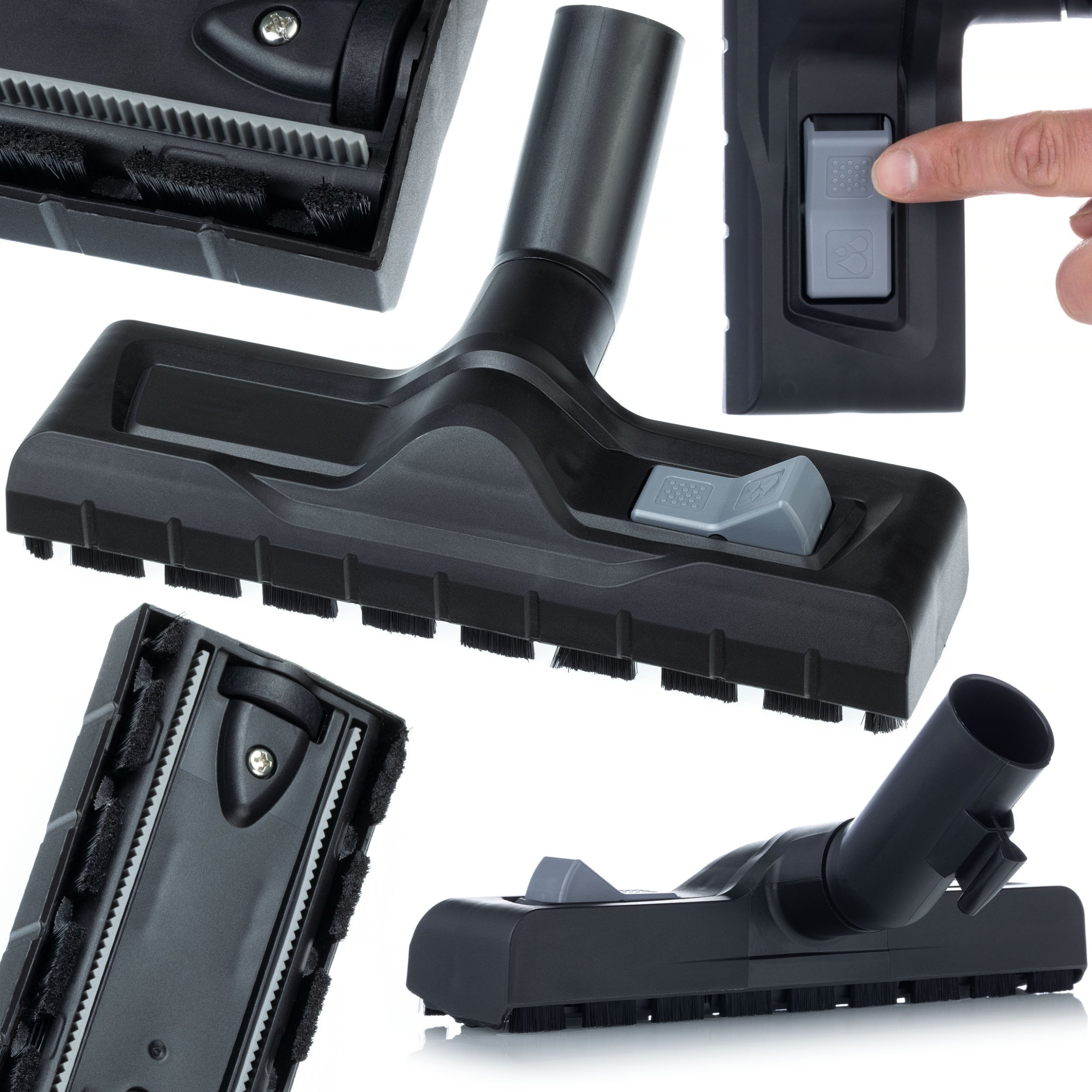 UNIWERSALNA PRZEŁĄCZANA SSAWKA PODŁOGOWA DO ODKURZACZY PODŁÓG I WYKŁADZIN