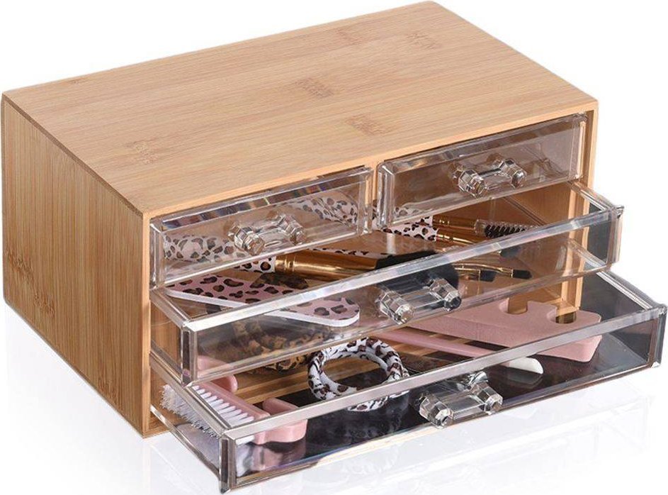 H&S Decoration Organizer na biżuterię z szufladkami SZKATUŁKA