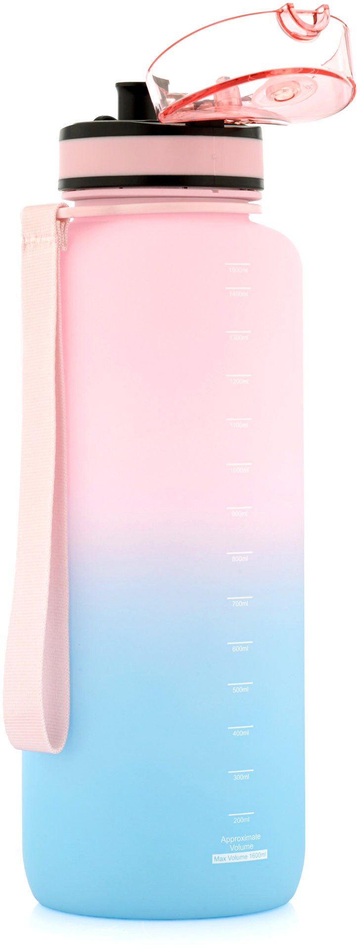 Bidon sportowy Meteor 1500 ml różowy/niebieski