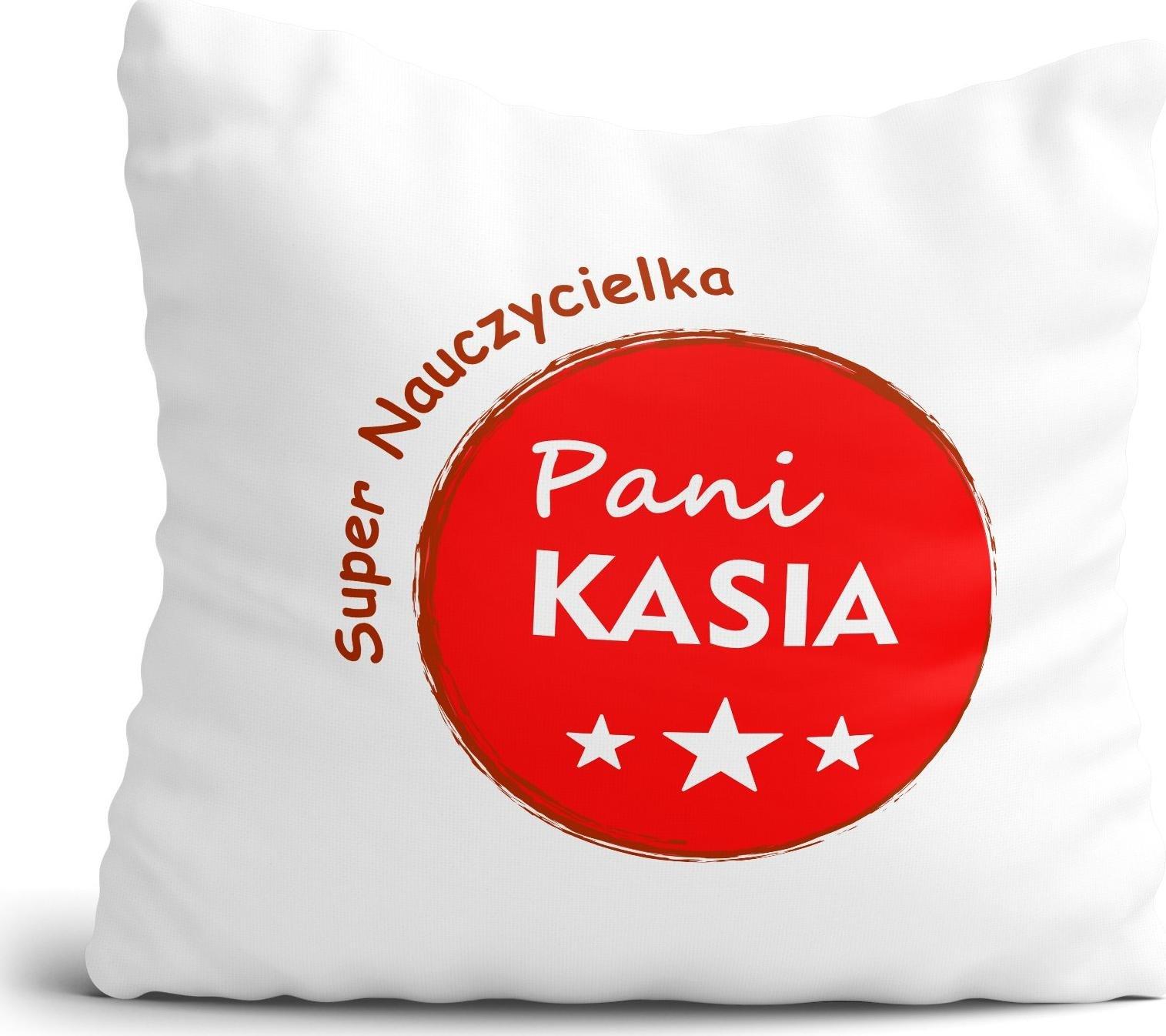 DARKSTORY Poduszka dla nauczyciela prezent na DZIEŃ NAUCZYCIELA KONIEC ROKU SZKOLNEGO