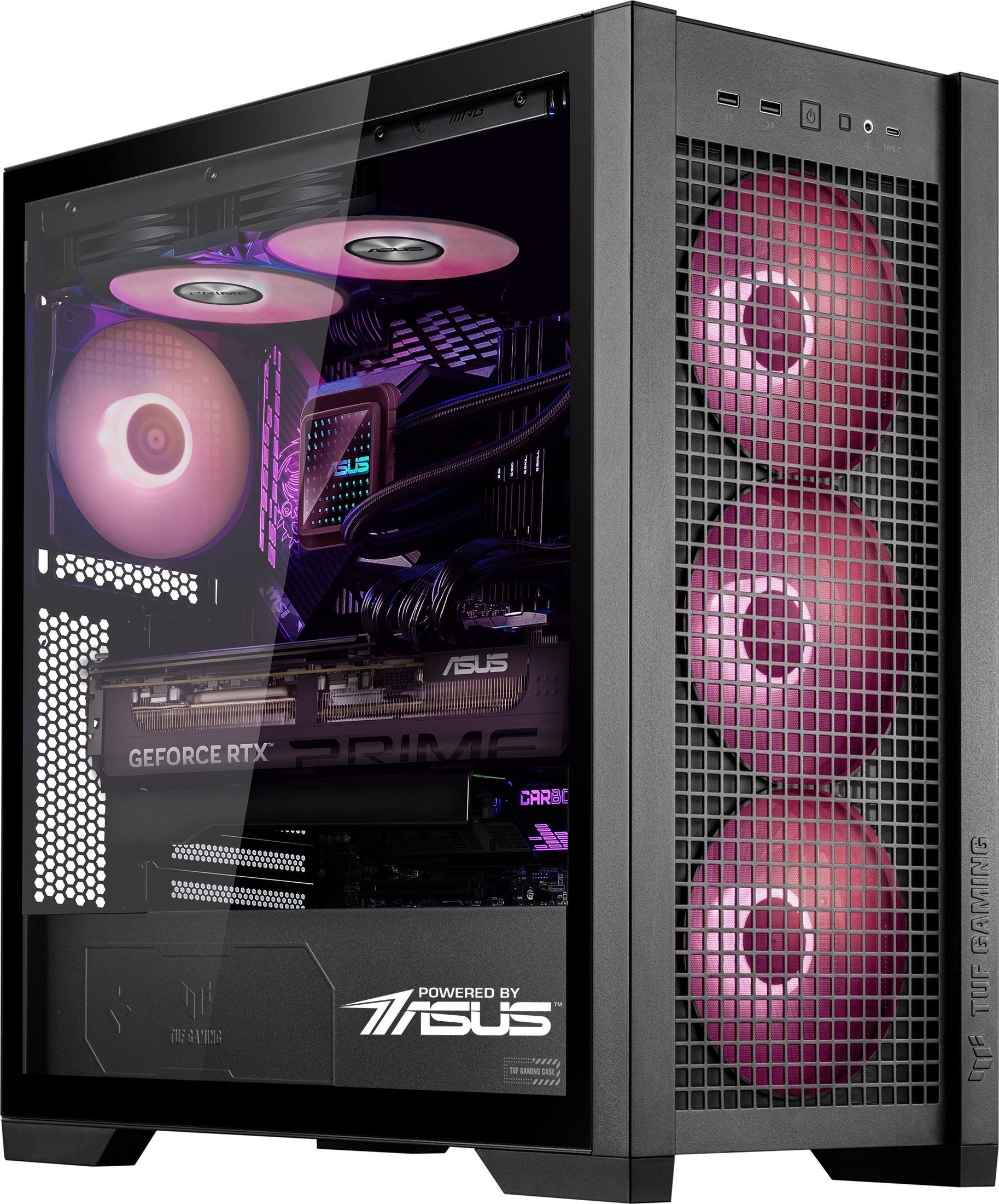 Powered by ASUS Core i9 14900KF AiO RTX 5070 Ti 64GB DDR4 SSD 1TB WIFI W11 DLSS 4