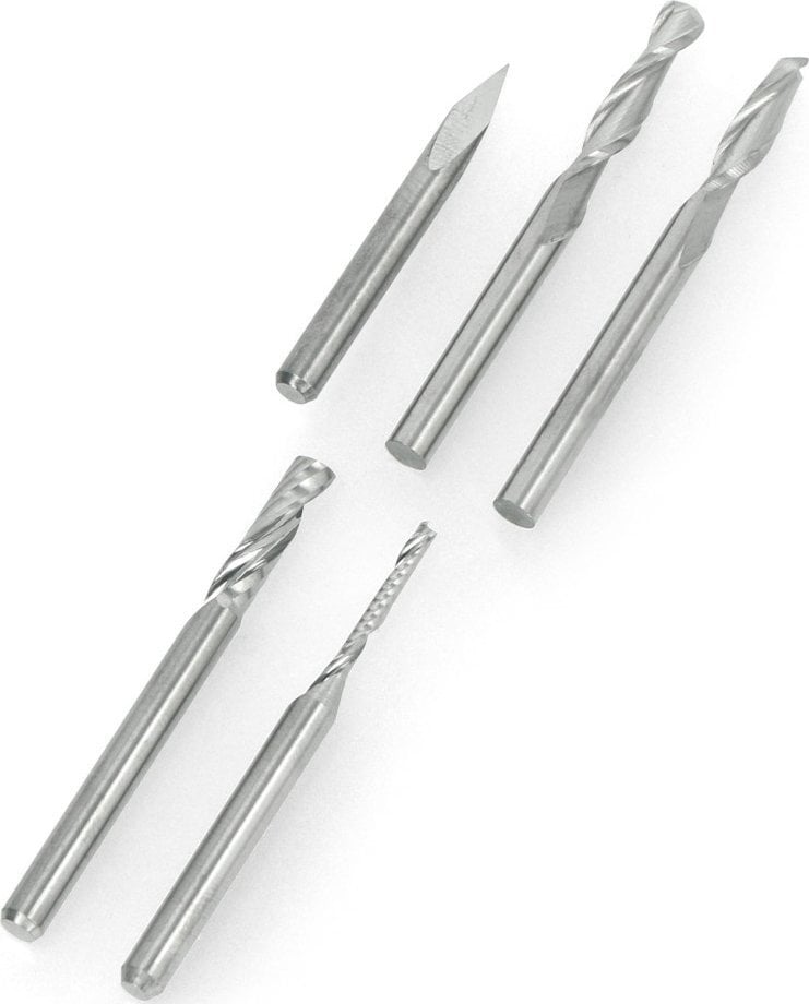 Snapmaker Zestaw 5 frezów do CNC - do Snapmaker 2.0}