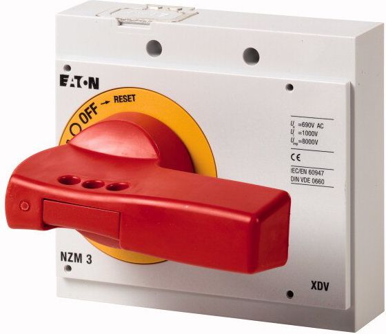 Eaton Napęd bezpośredni czerwono-żółty z blokadą NZM3-XDVR (260140)