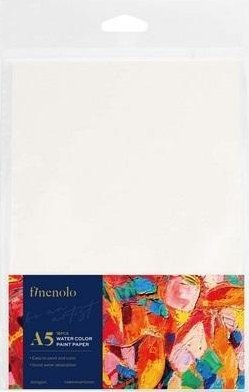 Papier akwarelowy A5 16szt biały DELI