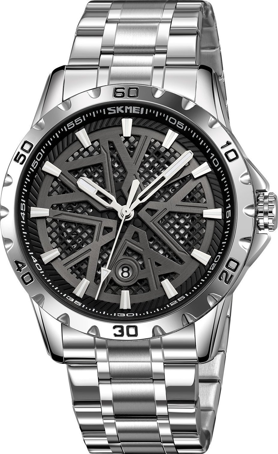 Zegarek Męski Skmei 9337SIBK + BOX
