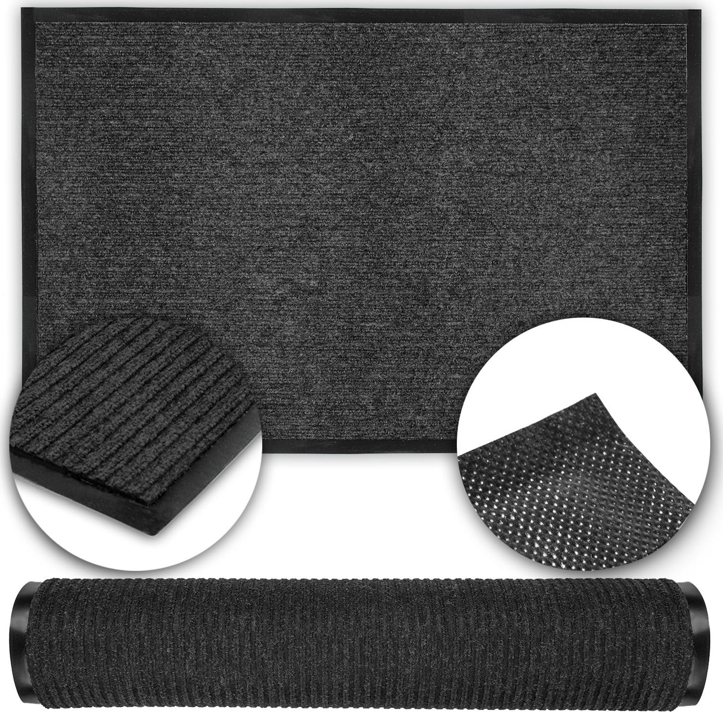 ZOLTA Wycieraczka pod drzwi Guma Antypoślizgowa 120x180cm