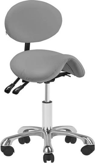 Activeshop Taboret kosmetyczny 1025 Giovanni szary universal