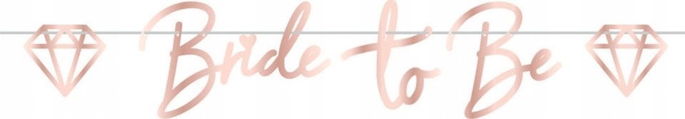 AMSCAN Baner Bride to Be 16cm