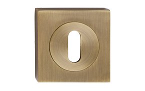 Verso Szyld kwadratowy z kołem na klucz patyna VSKPK