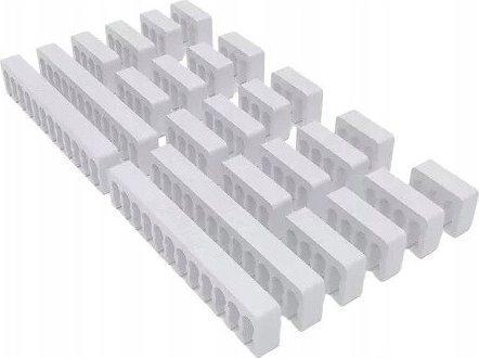 AsiaHorse Białe grzebienie combs do uporządkowania przewodów AsiaHorse