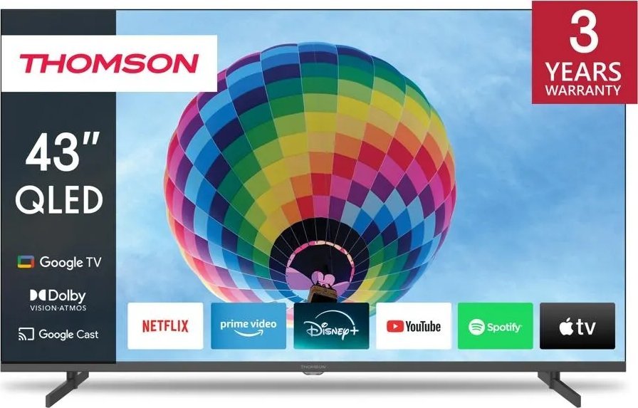 Telewizor Thomson 43QG4S14 QLED 43'' 4K Ultra HD Google TV