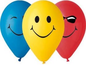 GoDan Balon 3 uśmiech - 5 sztuk