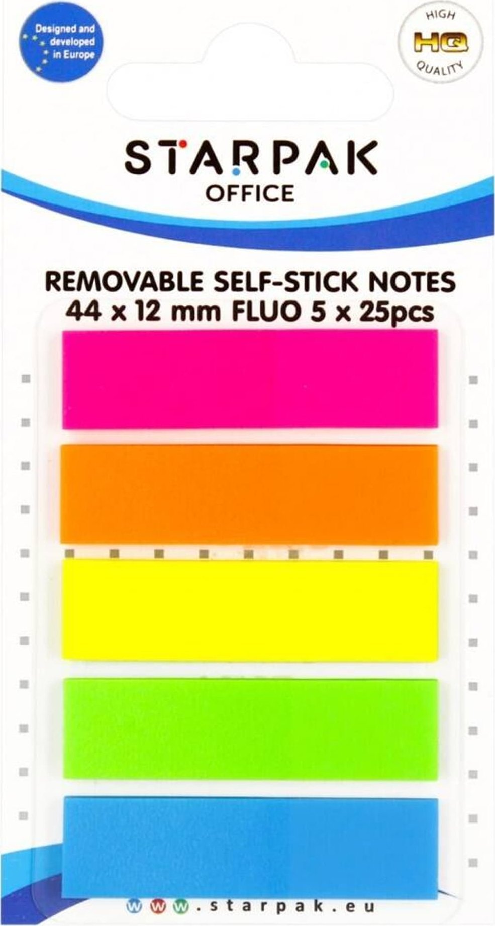 Starpak ZAKLADKA IND 12X44 5X25K FLUO STK B/C 24/1008PH