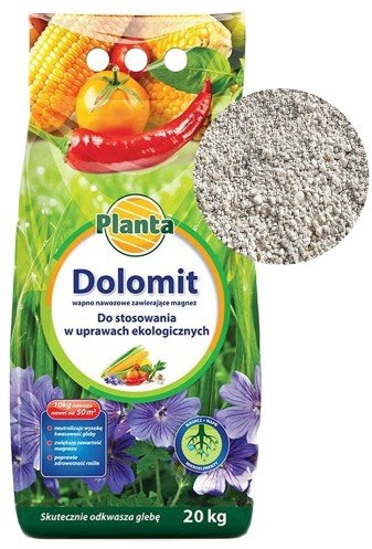 Wapno nawozowe dolomit zawierające magnez 20 kg