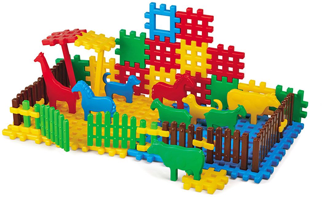 Marioinex Klocki Zestaw Zwierzyniec