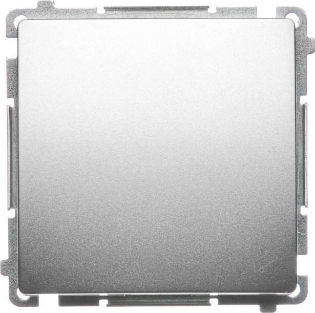 Kontakt-Simon Przycisk dzwonek Simon Basin pojedynczy 10AX 250V satynowy (BMD1.01/29)