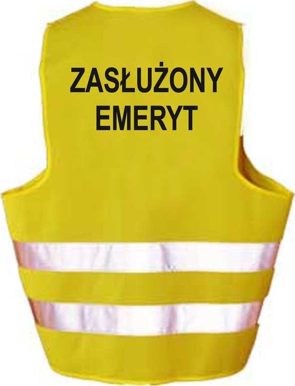libres Kamizelka Odblaskowa Imprezowa Zasłużony Emeryt