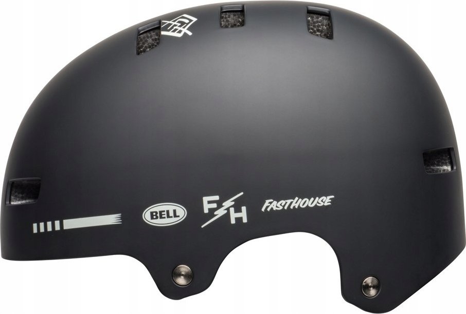 Bell Kask bmx BELL LOCAL matte black white fasthouse roz. M (55–59 cm) (NEW 2024)