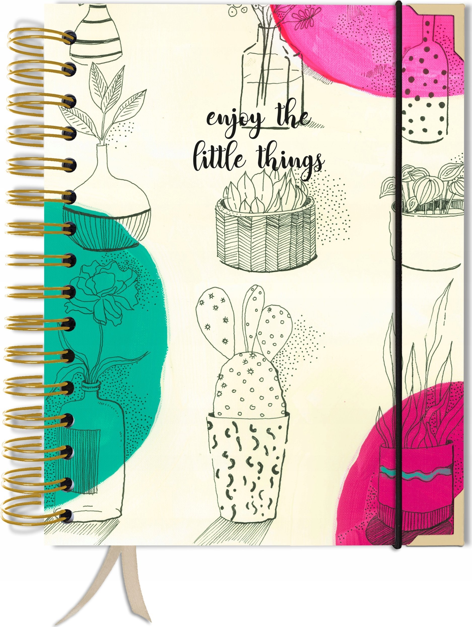 TadaPlanner Bullet journal 180 stron notatnik pamiętnik A5 kropki zeszyt