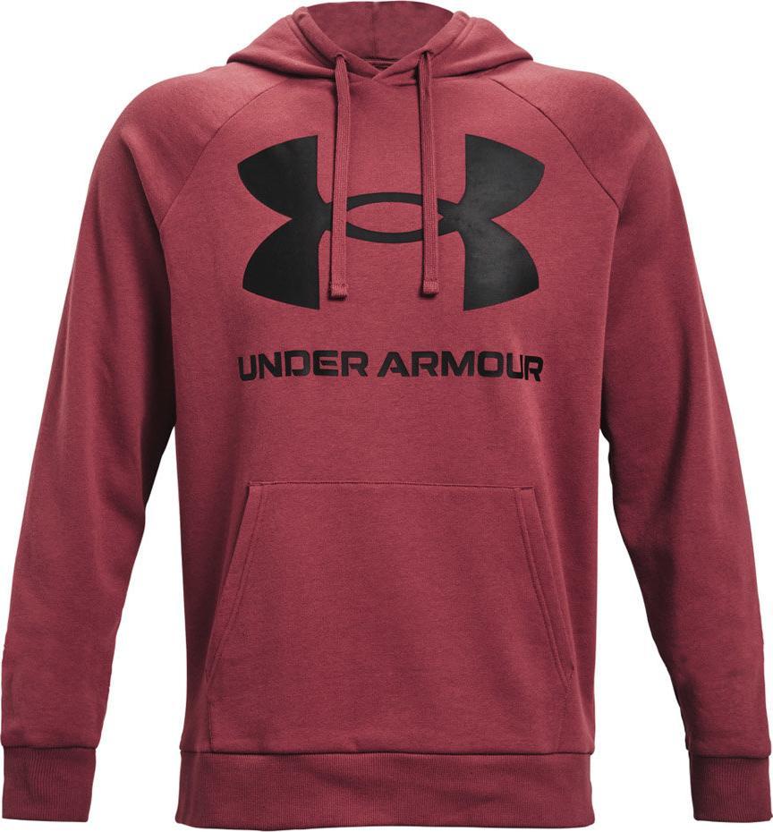 Under Armour Bluza męska Under Armour Rival Fleece Big Logo HD burgund 1357093 652 2XL