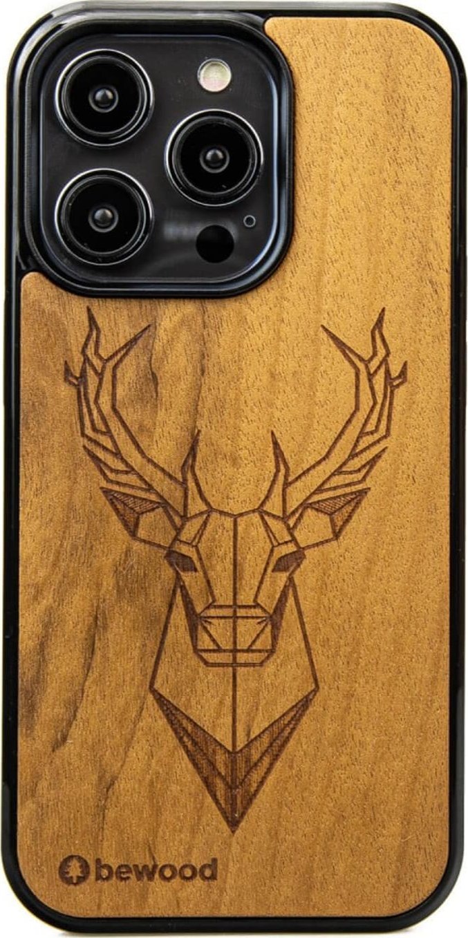 BeWood Drewniane Etui Bewood iPhone 14 Pro JELEŃ IMBUIA