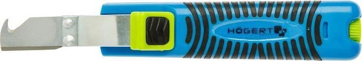 Högert Technik Ściagącz izolacji z ostrzem i regulacją, do przewodów okrągłych o średnicy 8-28 mm HT1P189