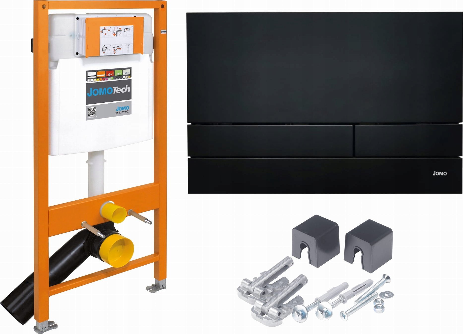 KAN-therm JOMOTech ZEST.WC H=1120 EXCLUSIVE 2.0 CZARNY MAT