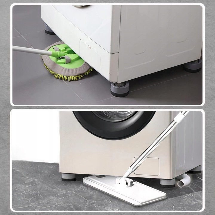 PODKŁADKI ANTYWIBRACYJNE GUMOWE POD PRALKĘ ZMYWARKĘ SUSZARKĘ LODÓWKĘ 4 SZT