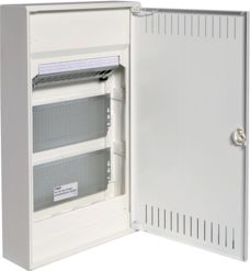 Hager Rozdzielnica modułowa Volta 3 x 12 natynkowa Patch Panel 3 gniazda 230V (VA36NWP)