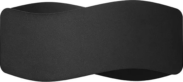 Kinkiet Lumes Czarny nowoczesny kinkiet ścienny - S178-Plutos